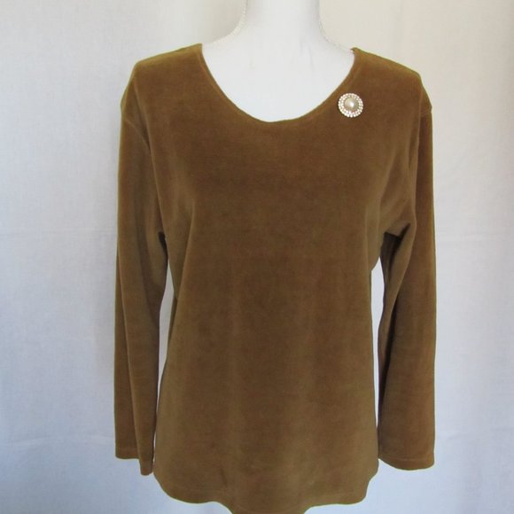 Vintage White Pearl and White Crystals Round Pin Brooch - Picture 7 of 12